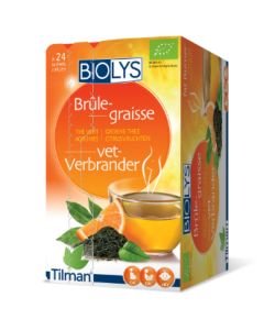 Infusion Brûle-graisse (thé vert - agrumes) BIO, 24 sachets